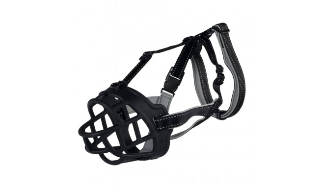 Flex muzzle, silicone, M–L, black