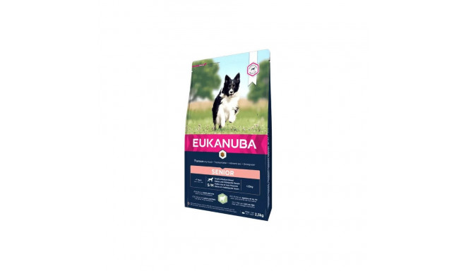 EUKANUBA Senior lambaliha ja riisiga väikestele ja keskmistele koertele 12 kg