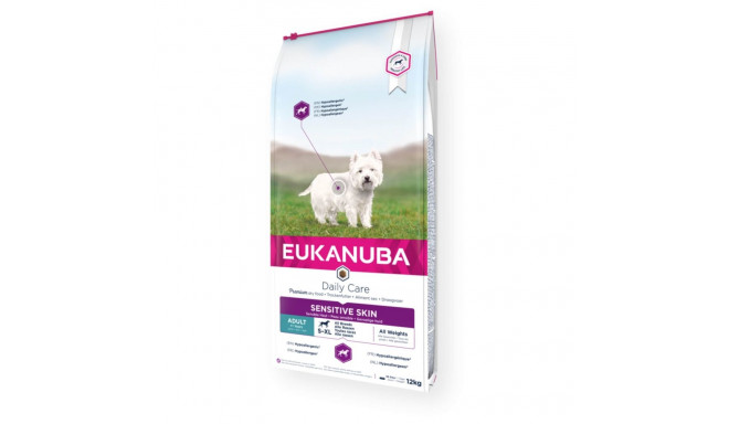 EUKANUBA Adult kalaga tundliku nahaga koertele 12 kg