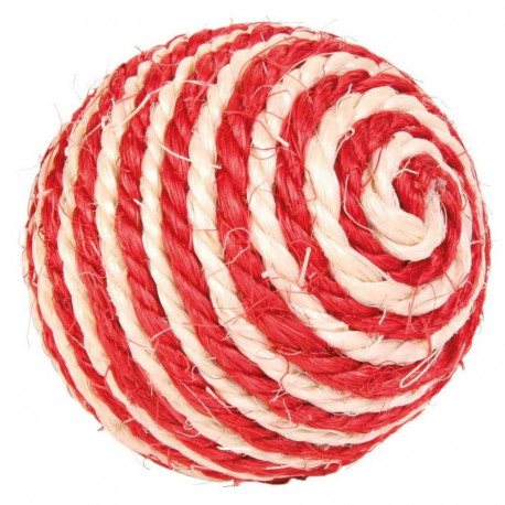 Mänguasi kassidele Sisal-pall, ø 6 cm