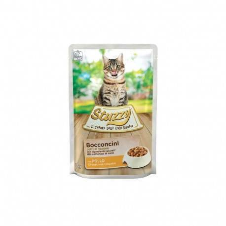 Complete (wet) feed  cat 85gr. pouch chicken, Stuzzy