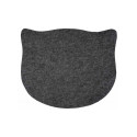 Place mat, felt, 45 × 37 cm, grey