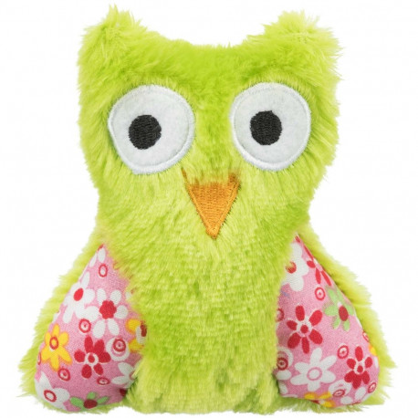 Žaislas katėms pelėda, pliušinis, katžolė, 11 cm, Trixie