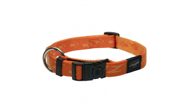 Alpinist XL 25mm Everest dog collar, orange design, Rogz