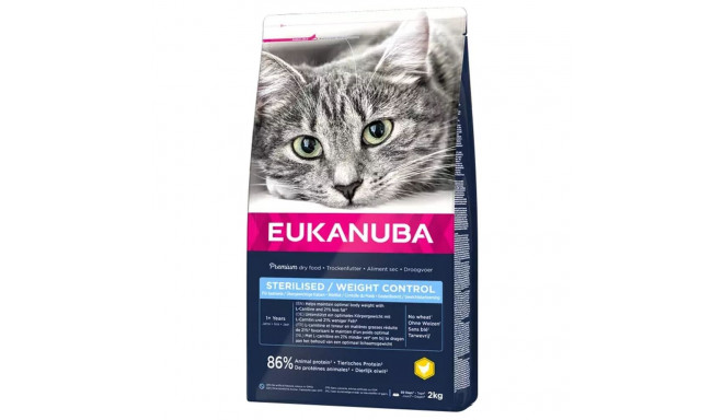 Adult with chicken sterilised / weight control 2 kg, Eukanuba