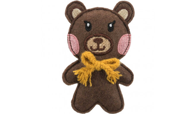 Toy for cats bear, fabric, catnip, 10 cm, Trixie