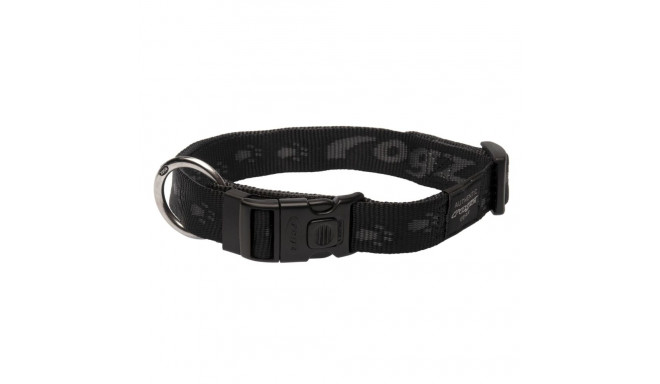 Alpinist extra large 25mm everest dog collar, black design, Rogz