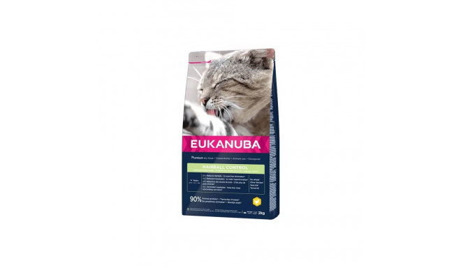 Täiskasvanu kana karvapalli kontrolliga 2 kg, Eukanuba