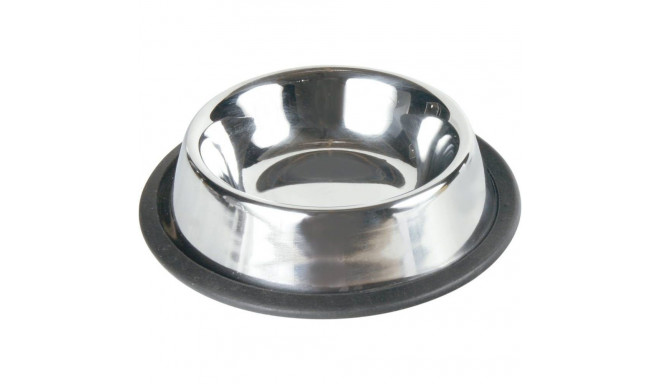 Cat bowl, stainless steel, rubber base ring, 0.2 l/ø 15 cm, Trixie
