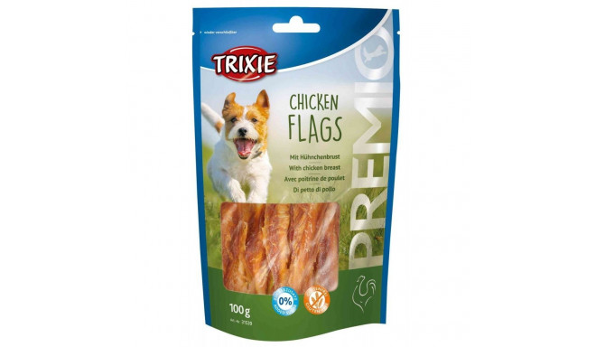 Treat for dogs Premio chicken flags, 100 g