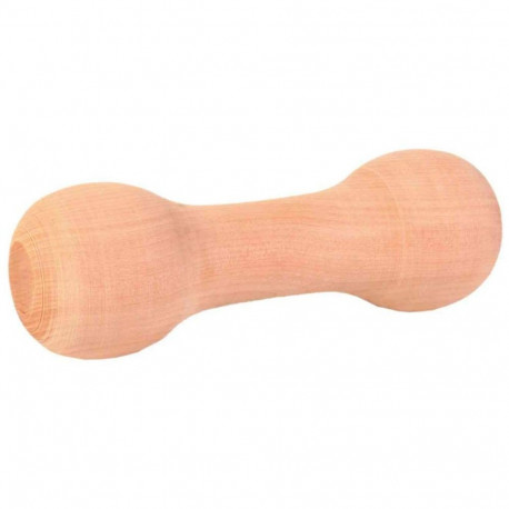 Mänguasi koertele Puidust hantel, ümardatud, u. 125 g.