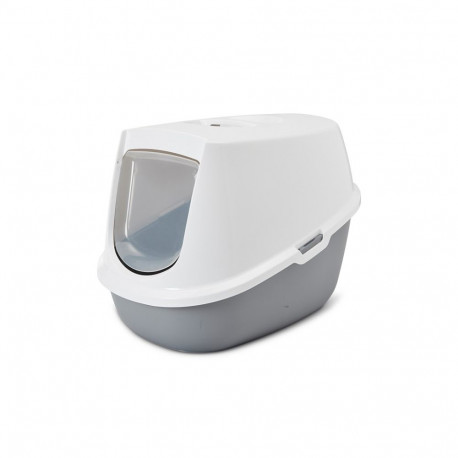 Cat toilet Robin 54.5x39x39cm white/grey