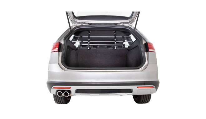 Car dog grid, width: 96–163 cm height: 34–48 cm, silver/black