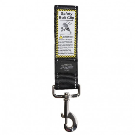 45mm safety belt clip, black, Rogz