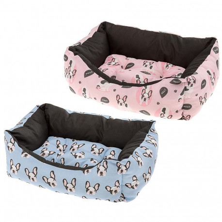 Dog bed Coccolo 60 cushion blue/pink
