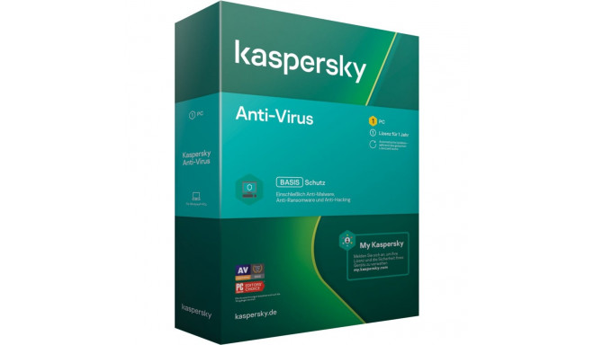 "Kaspersky Anti-Virus - 1 Device, 1 Year - Box"