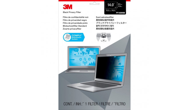 3M privaatsusfilter PF14.0W9 14" Vikuiti