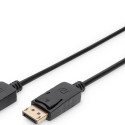 "Digitus DisplayPort 1.2 (ST-ST) 3m Verbindungskabel 4K Schwarz"