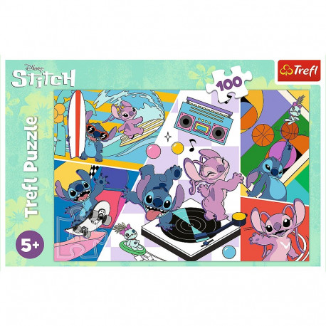 TREFL DISNEY STITCH Puzzle, 100 pcs