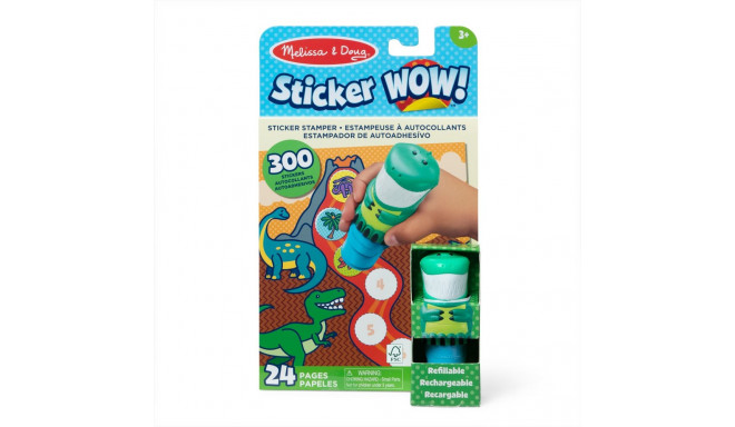 MELISSA & DOUG Sticker WOW! Activity Pad Set - Dinosaurs