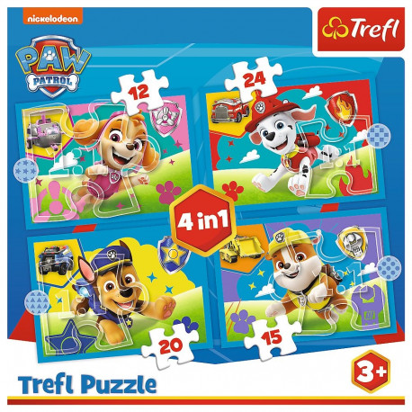 TREFL PAW PATROL Puzzle 4 in 1 set