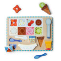 MELISSA & DOUG Wooden Magnetic Ice Cream Puzzle & Play Set