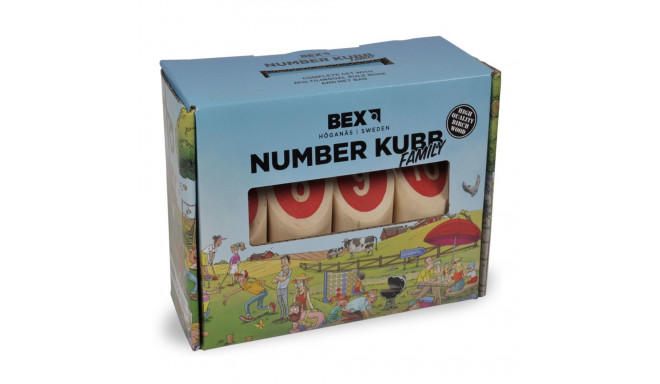 Игра Кубб с цифрами