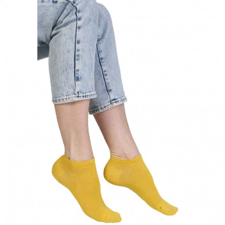 SOKISAHTEL MONDI kollased viskoosist madalad sokid 444, 446