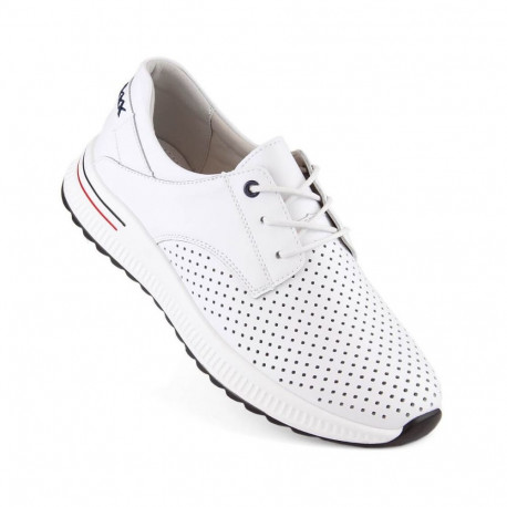 Filippo W PAW505 leather sports shoes, white (40)