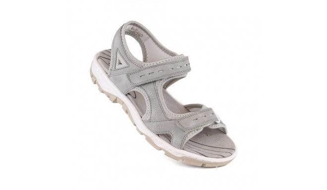 Comfortable Rieker W RKR674 gray sandals (39)
