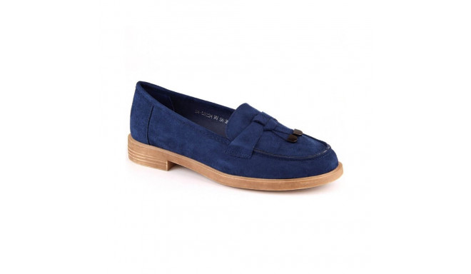 Vinceza W JAN281 blue suede low-heeled shoes (38)