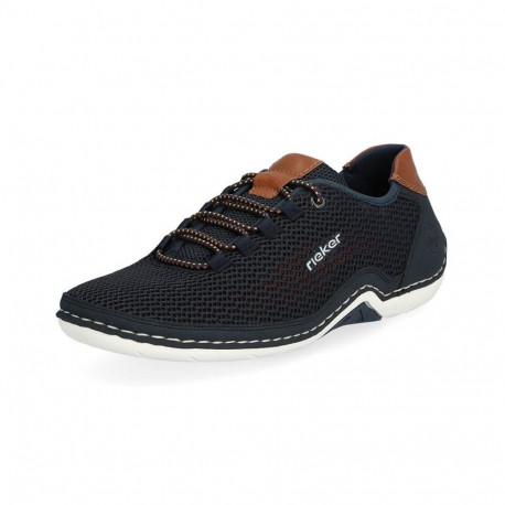 Comfortable Rieker M RKR666 navy blue shoes (41)