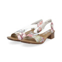 Comfortable floral sandals Rieker W RKR334C multicolor (42)