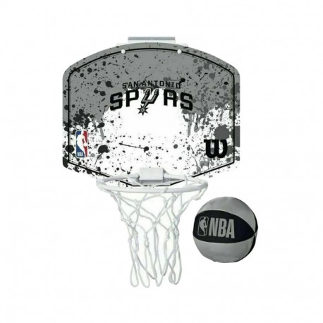 Wilson NBA Team San Antonio Spurs Mini Hoop Basketball Backboard WTBA1302SAN (One size)