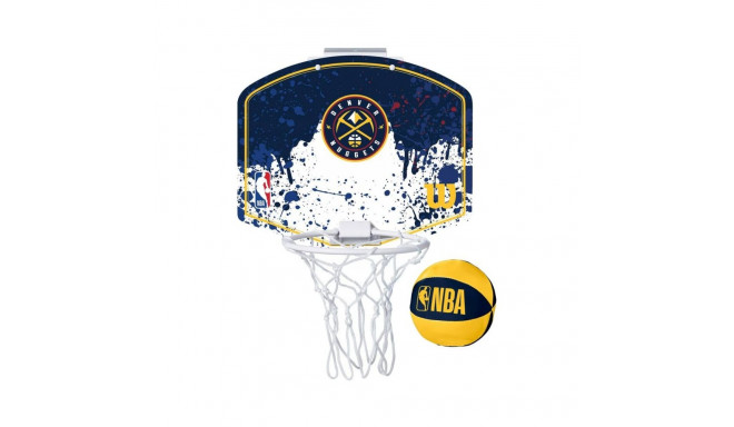 Basketball backboard Wilson NBA Team Denver Nuggets Mini Hoop WTBA1302DEN (One size)