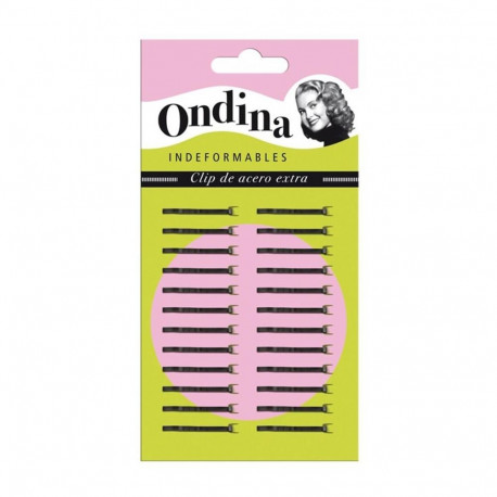 Eurostil miniklambrid 2.5cm 1tk, must