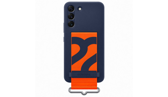 Samsung kaitseümbris Galaxy S22 2022 Silicone Strap Cover, navy