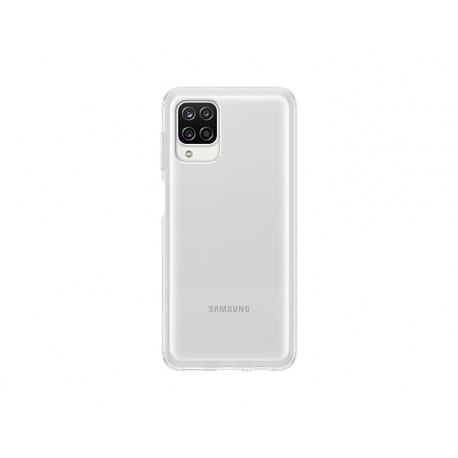 Dėkliukas SAMSUNG Galaxy A12, nugarėlė, mikštas, skaidrus, EF-QA125TTEGEU