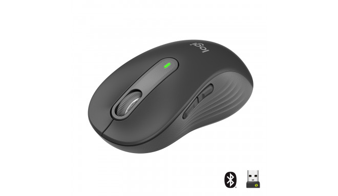 Pelė LOGITECH M650L Signature, bevielė, juoda