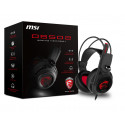 Ausinės žaidėjams MSI DS502 Gaming Headset, Wired, Black/Red MSI | DS502 | Wired | Gaming Headset |