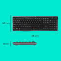 Klaviatūros ir pelės kompl. LOGITECH MK270 COMBO EN 920-004508