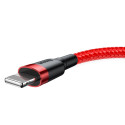 Baseus cable Cafule USB - Lightning 1,0m 2,4A red