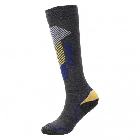 Suusasokid Icepeak Itzehoe JR hall/kollane/valge - 36/38