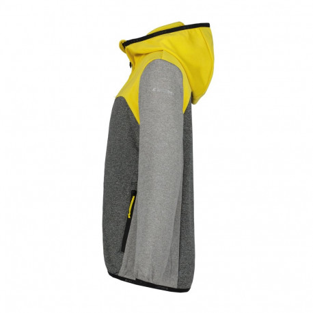 Fliisjakk Icepeak Keota JR hall/kollane - 152
