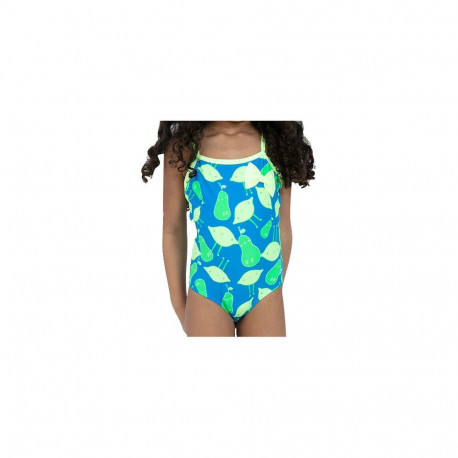 Ujumistrikoo Speedo BOW SWIMSUIT sinine/kollane - 110