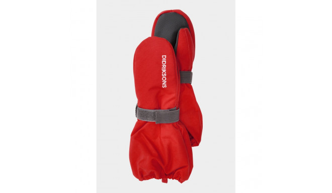Kindad Didriksons BIGGLES MITTEN punane - 6/8
