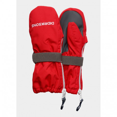 Kindad Didriksons Biggles Zip Mitten punane - 0/2