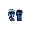MMA kindad nahast, must - M