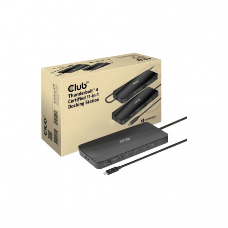 CLUB 3D ThunderboltTM 4 Certified 11-in-1 Docking Station