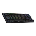 LOGITECH G PRO X TKL LIGHTSPEED Gaming Keyboard - BLACK - (PAN) - 2.4GHZ/BT - N/A - NORDIC-613 - LIN